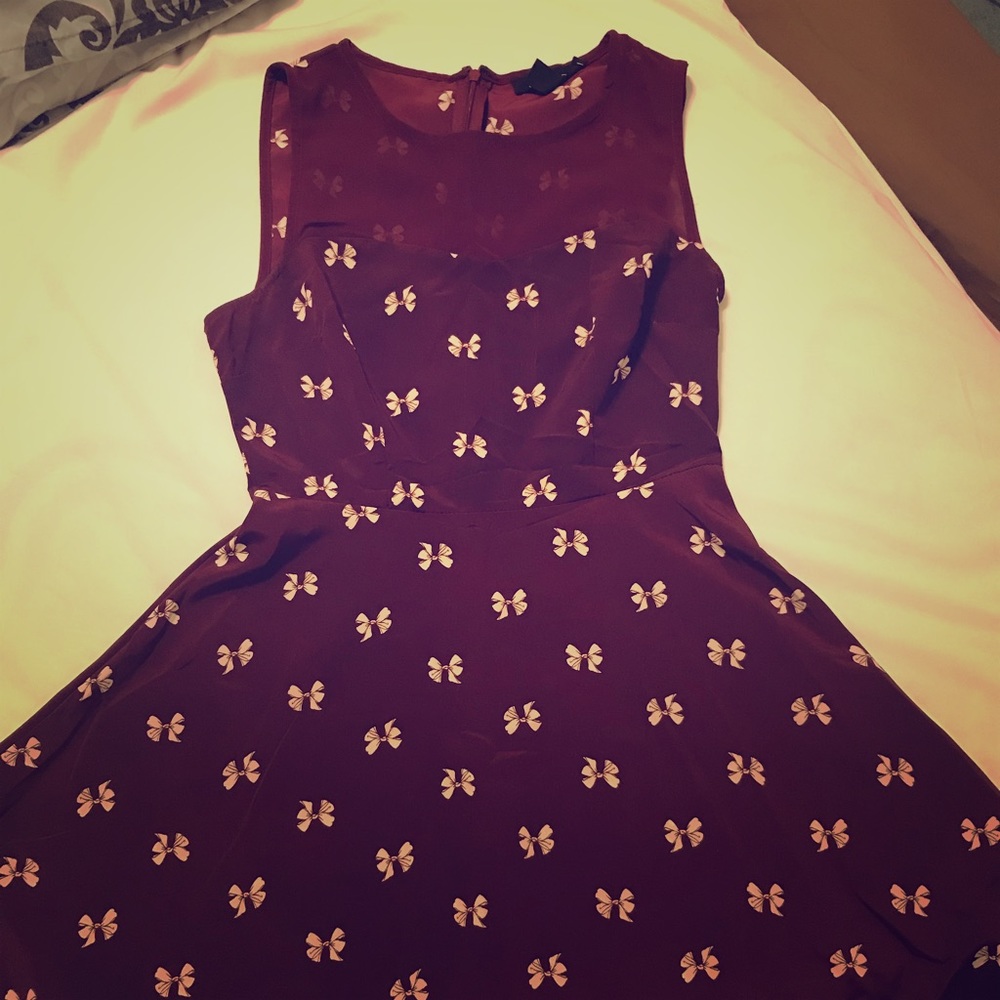 Maroon Forever21 Dress (Size Small)